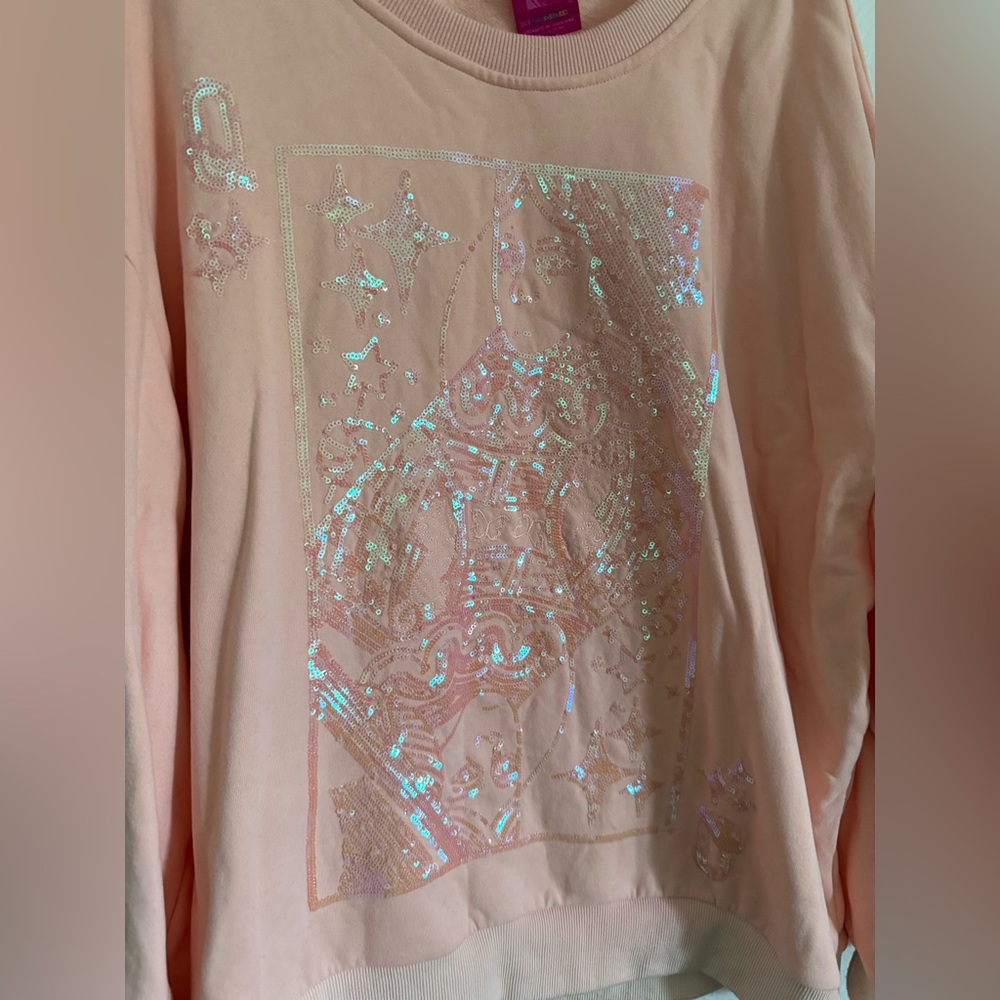 Wore once queen of sparkles sweatshirt - Picture 2 of 4